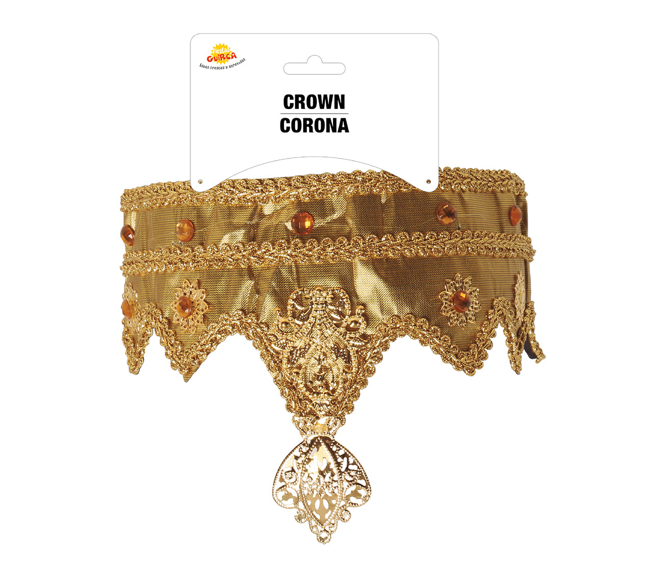 GP18750 – Prinzessin Krone Mittelalterliche Karneval – Farbe: Gold