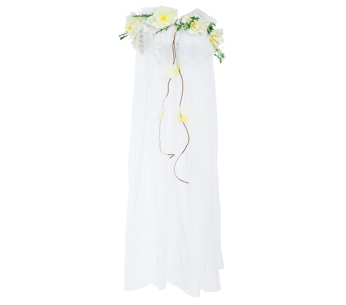GP18772 – Prinzessin Blumenkranz Karneval Tiara – Farbe: Weiß