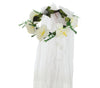 GP18772 – Prinzessin Blumenkranz Karneval Tiara – Farbe: Weiß