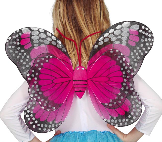 GP18774 – Tier Flügel Rosa Magische Fee Schmetterlings – Farbe: Pink
