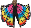 GP18786 – Regenbogen Schmetterling Flügel Karneval – Farbe: Mehrfarbig