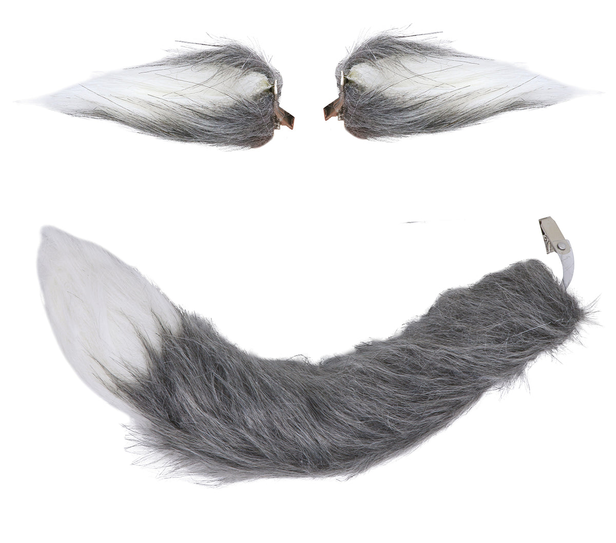 GP18789 – Tierischer Karneval Wolf Ohren – Farbe: Grau