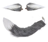 GP18789 – Tierischer Karneval Wolf Ohren – Farbe: Grau