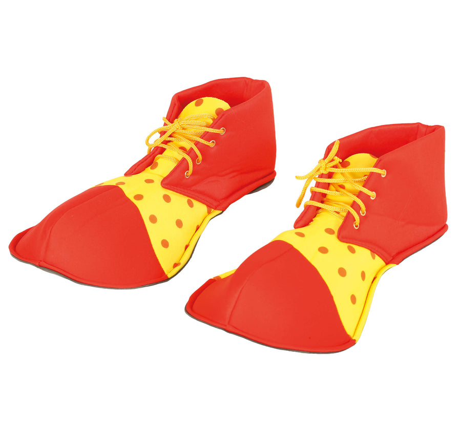 Clown Schuhe für Kinder 25 cm rot gelb