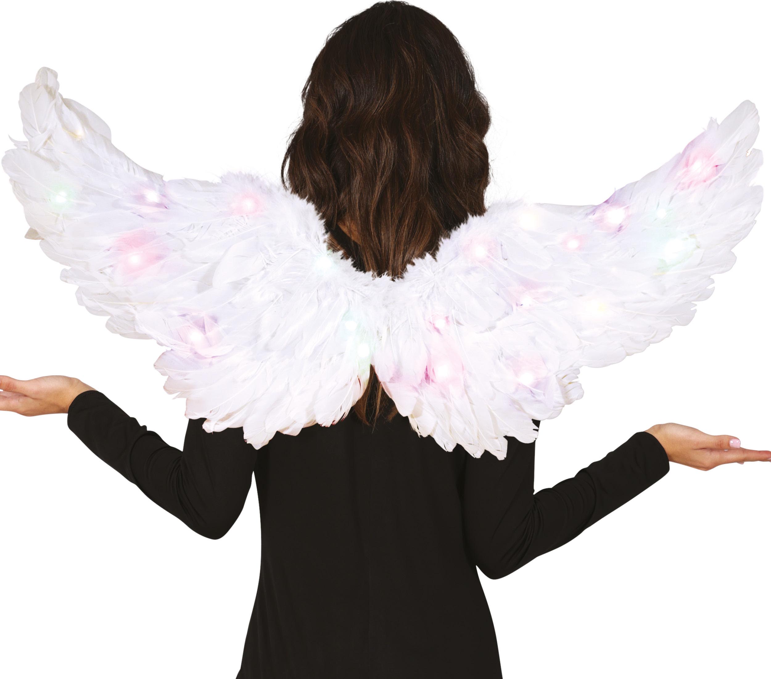 GP18796 – Engel Weihnachten Karneval Federflügel – Farbe: Weiß