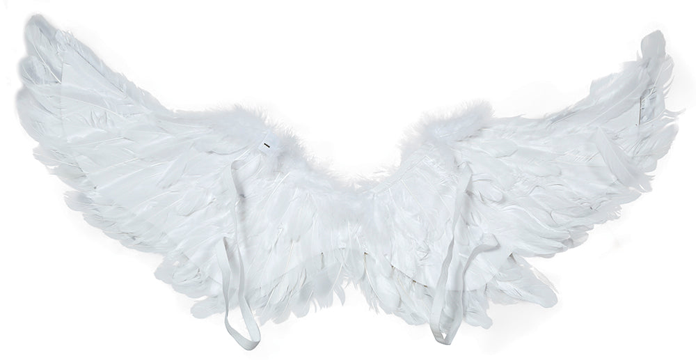 GP18796 – Engel Weihnachten Karneval Federflügel – Farbe: Weiß
