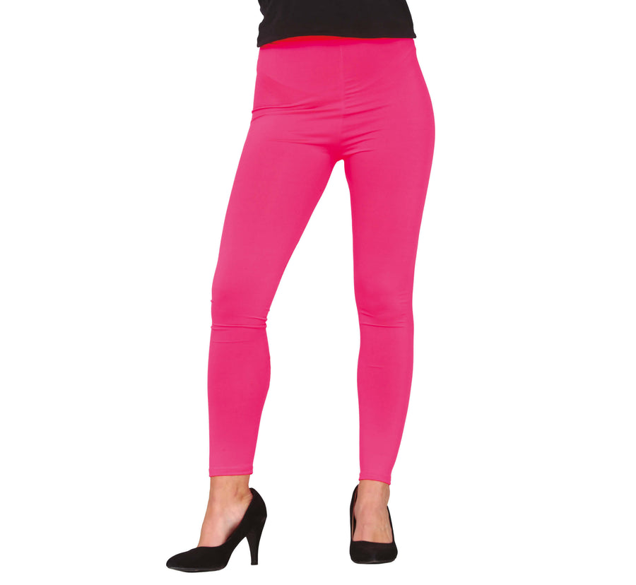 Neon Leggings für Damen 80er Jahre