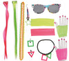 GP18847 – 80er Jahre Party Set Neon Zubehör – Farbe: Mehrfarbig