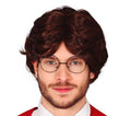 Runde Brille für Erwachsene schwarz Nickelbrille