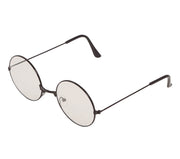 Runde Brille für Erwachsene schwarz Nickelbrille, Bild 3