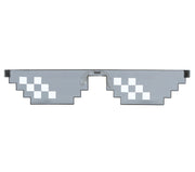 Pixel Brille für Erwachsene schwarz 8 Bit, Bild 3