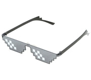 Pixel Brille für Erwachsene schwarz 8 Bit, Bild 4