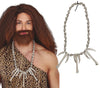 GP18906 – Voodoo Troglodyten Halskette Totenkopf – Farbe: Beige