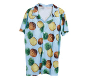 Hawaiihemd für Herren mit Ananas blau, Bild 4