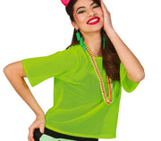 80s Neon Tanzshirt Karneval Fashion, Bild 1