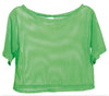 GP18946 – 80s Neon Tanzshirt Karneval Fashion – Farbe: Grün