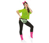 GP18946 – 80s Neon Tanzshirt Karneval Fashion – Farbe: Grün