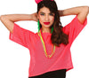 GP18946 – 80s Neon Tanzshirt Karneval Fashion – Farbe: Pink