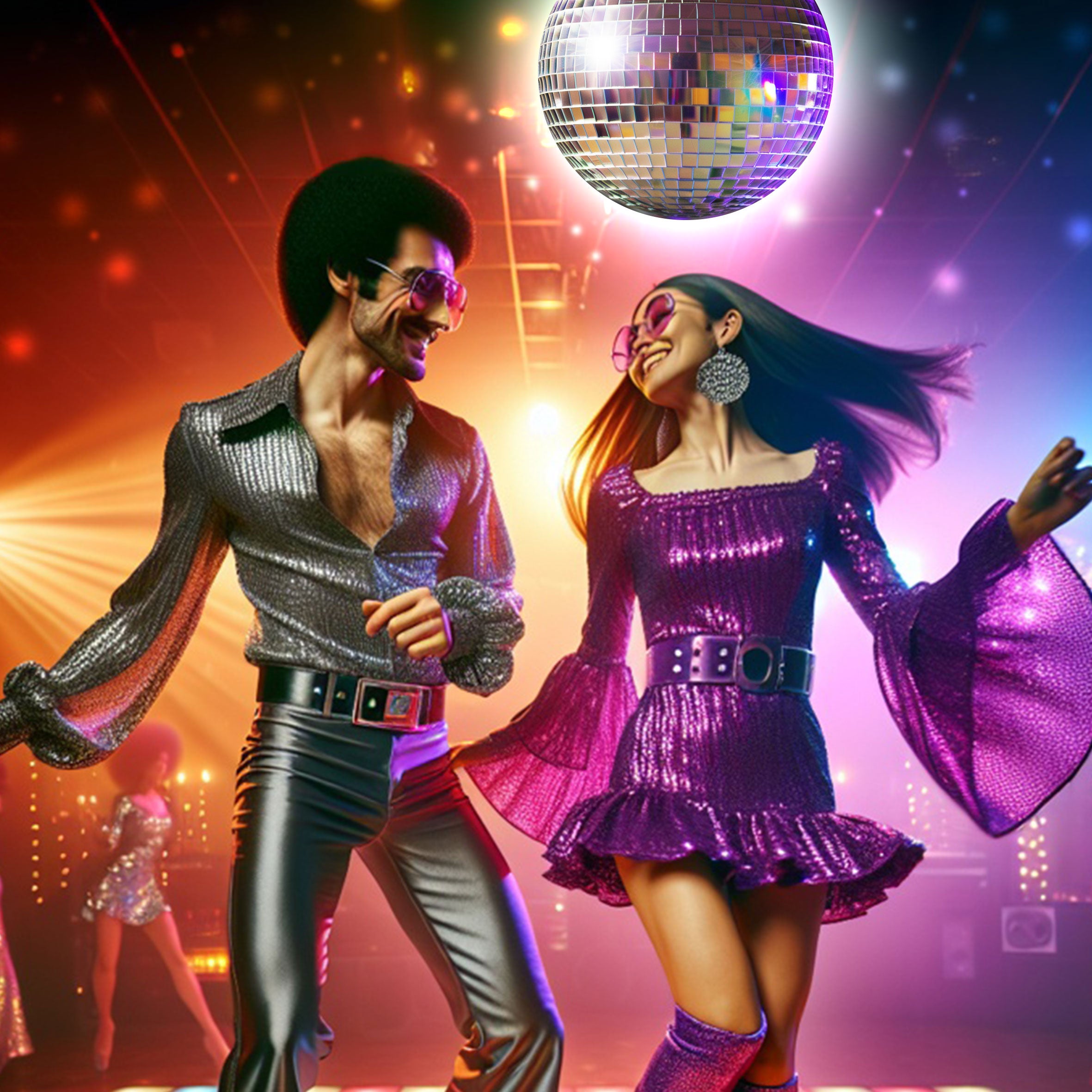 GP18963 – Tanzfläche Magie Disco Ball Karneval – Farbe: Silber