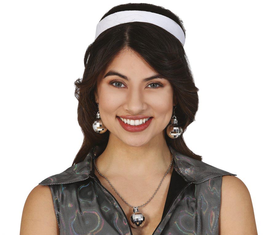 GP18965 – Disco Glamour Kette 70er Jahre – Farbe: Silber