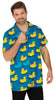 GP18974 – Hawai Sommer Ente Motiv Bunte Entenparade – Größe: 48 - 50 (M), 52 - 54 (L) – Farbe: Blau