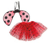 GP18979 – Marienkaefer Fluegel Tutu Kostuem Set – Farbe: Rot