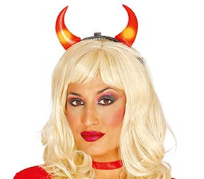 GP19003 – Halloween Dämon Haarreif Teufel – Farbe: Rot