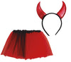 GP19018 – Daemonen Halloween Set Teufelshorn – Farbe: Rot