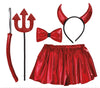 GP19020 – Daemon Kostuem Set Halloween Trident – Farbe: Rot