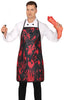 GP19031 – Koch Halloween Schürze Rot Blut Horror – Farbe: Rot