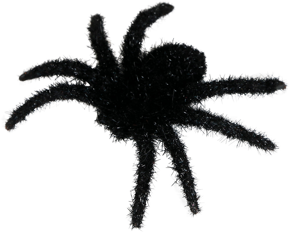 GP19036 – Halloween Deko Set Haarige Schwarze Spinnen – Farbe: Schwarz