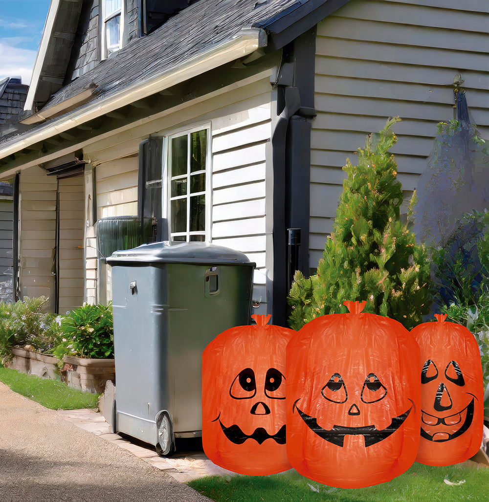 GP19041 – Halloween Kürbis Deko Beutel – Farbe: Orange