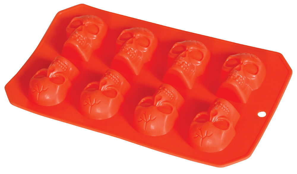 GP19042 – Skelett Horror Schädel Halloween Eiswürfelform – Farbe: Rot