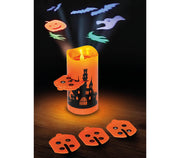 LED Projektor Kerze 16 cm Halloween, Bild 2