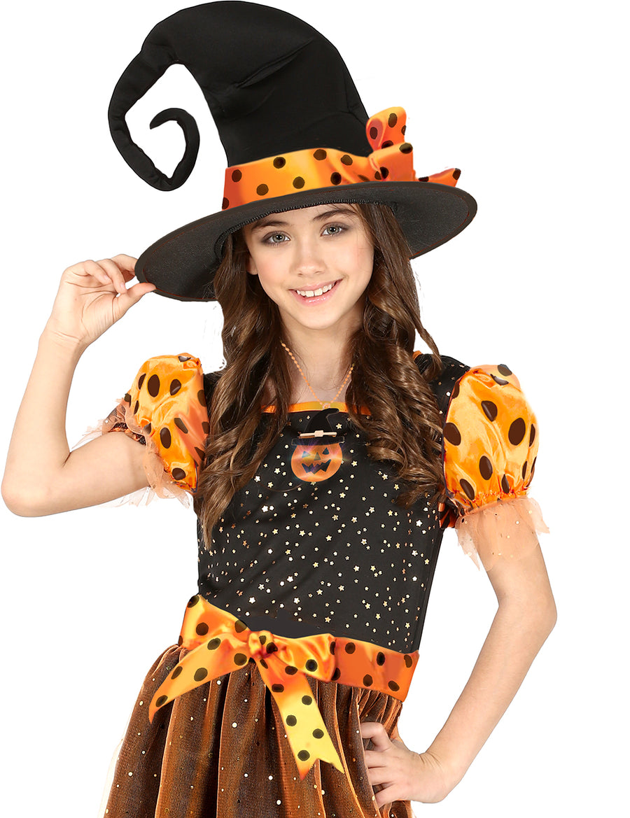 GP19059 – Halloween Kürbis Kette Hexenhut Kostüm – Farbe: Mehrfarbig, Ansicht 2