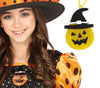 GP19059 – Halloween Kürbis Kette Hexenhut Kostüm – Farbe: Mehrfarbig