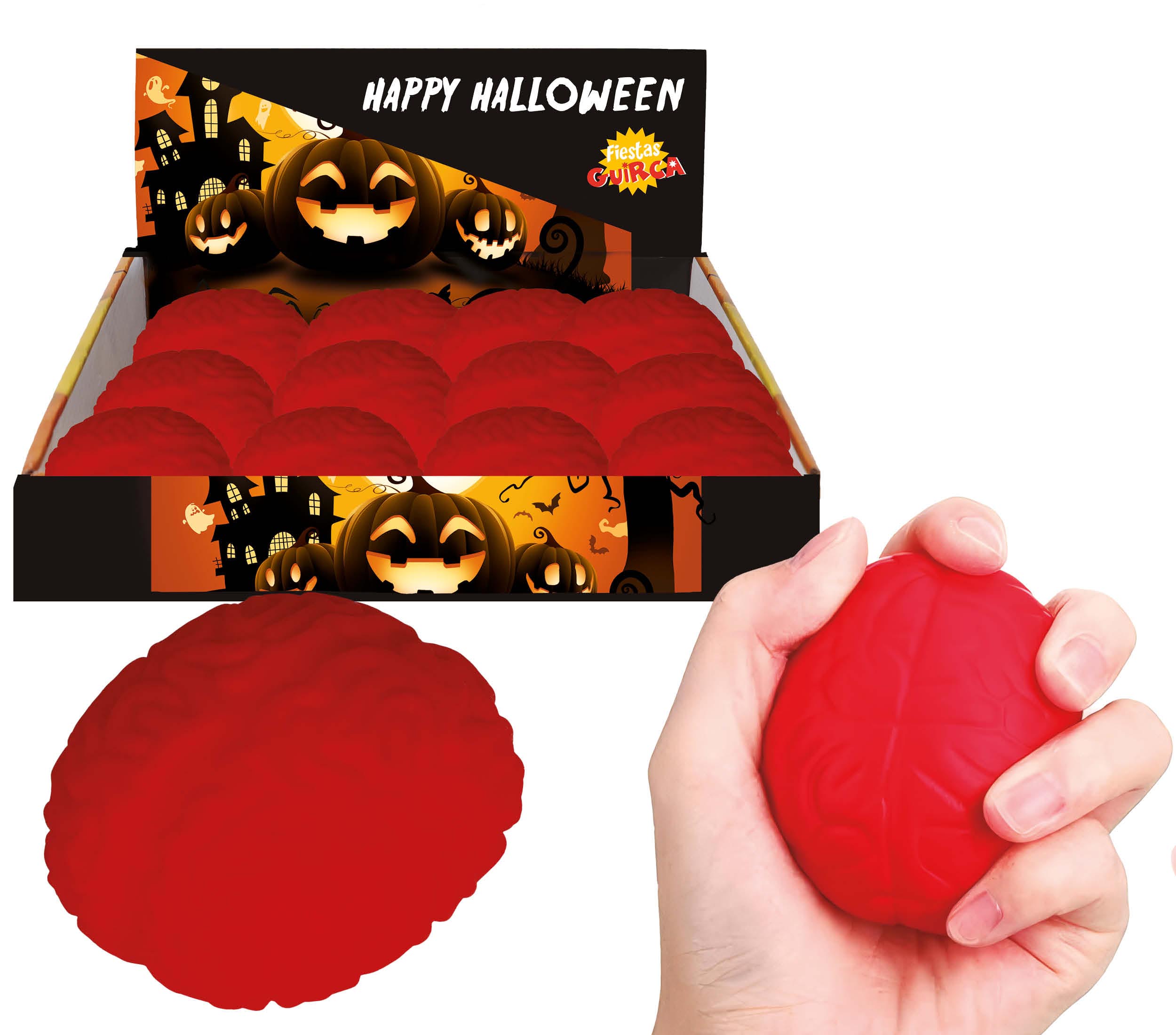 GP19086 – Halloween Deko Gruselige Gehirne – Farbe: Rot