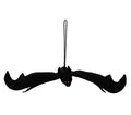 Hängende Fledermaus 29 cm Halloween Deko