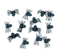 Spinnen Deko 70 Stück schwarz Halloween