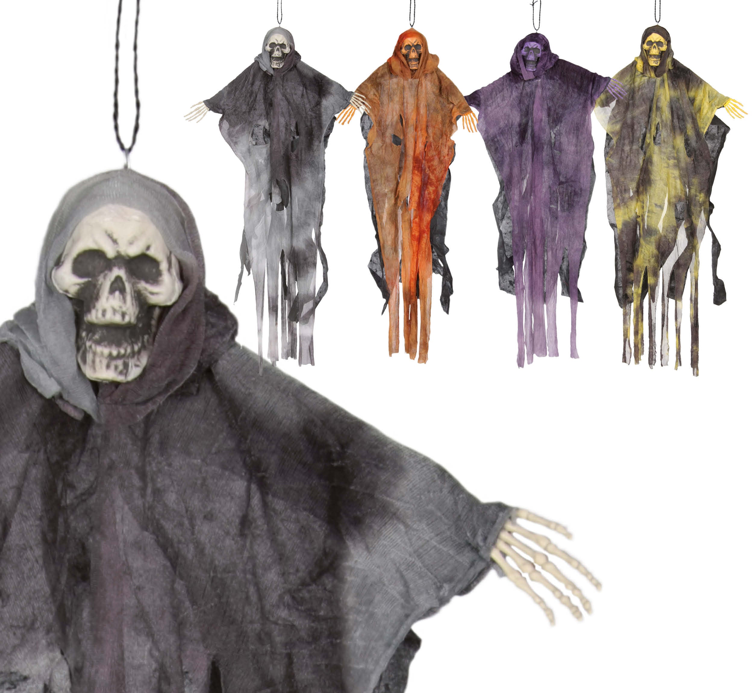 GP19381 – Skelett Deko Halloween Hängefigur – Farbe: Mehrfarbig