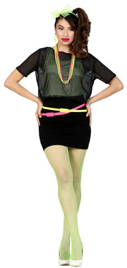 Neon Netzstrumpfhose für Damen 80er Jahre, Bild 12