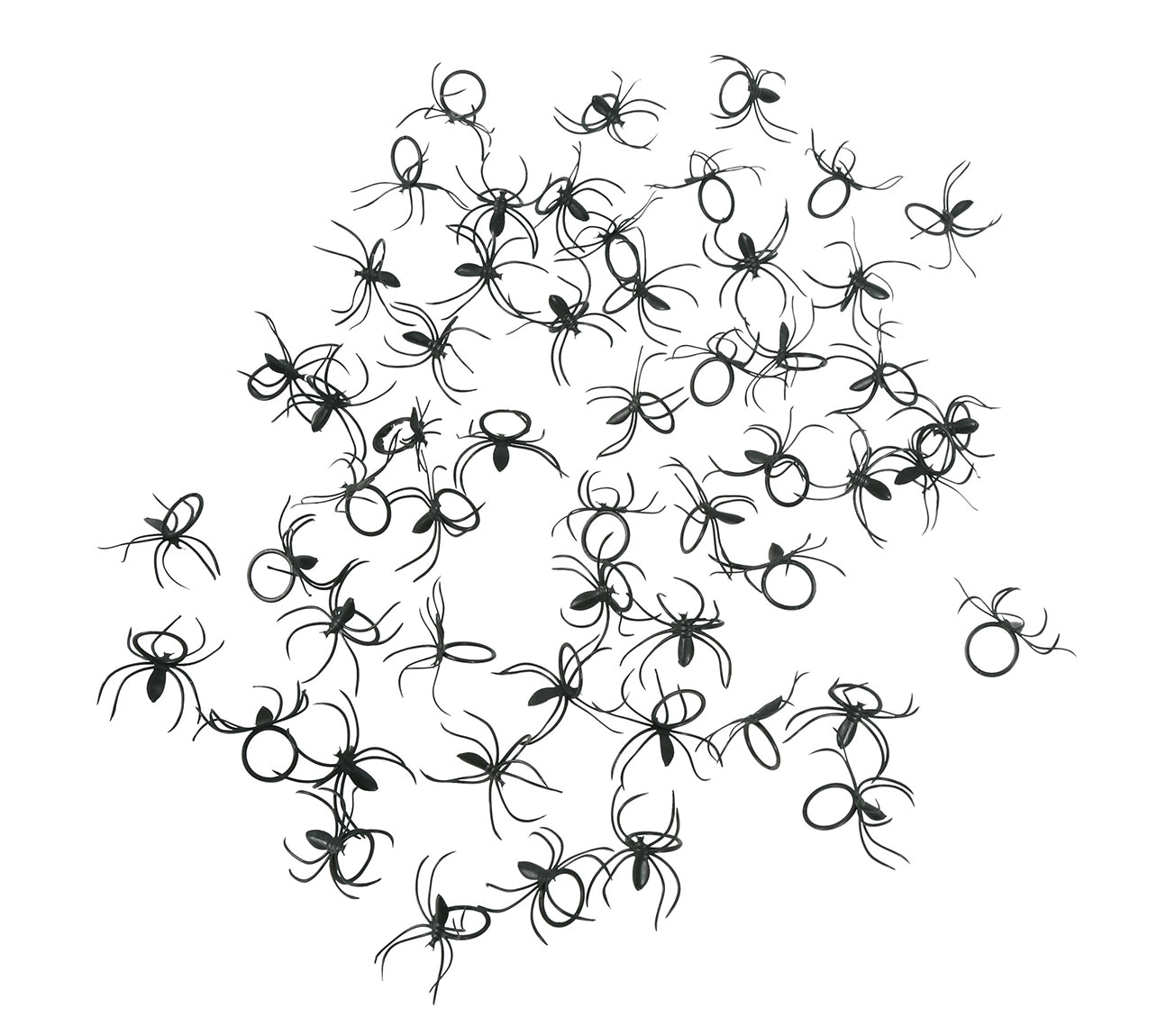 GP19437 – Halloween Spinnen Dekoration Gruselige Tierfiguren – Farbe: Schwarz