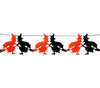 GP19533 – Hexe Halloween Girlande Feierdeko – Farbe: Orange
