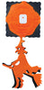 GP19533 – Hexe Halloween Girlande Feierdeko – Farbe: Orange
