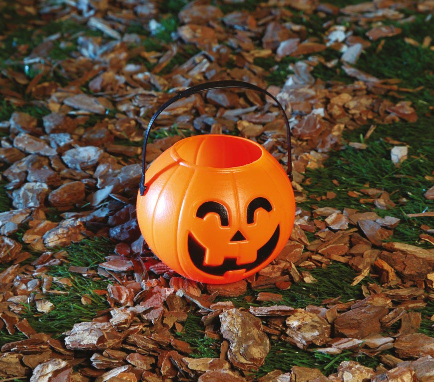 GP19555 – Halloween Kürbis Deko Korb Süßigkeiten – Farbe: Orange