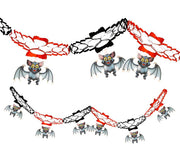Fledermaus Girlande 200 cm Halloween, Bild 1