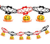 GP19654 – Halloween Kürbis Girlande Gruseldeko – Farbe: Schwarz
