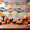 GP19654 – Halloween Kürbis Girlande Gruseldeko – Farbe: Schwarz
