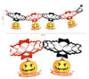 GP19654 – Halloween Kürbis Girlande Gruseldeko – Farbe: Schwarz