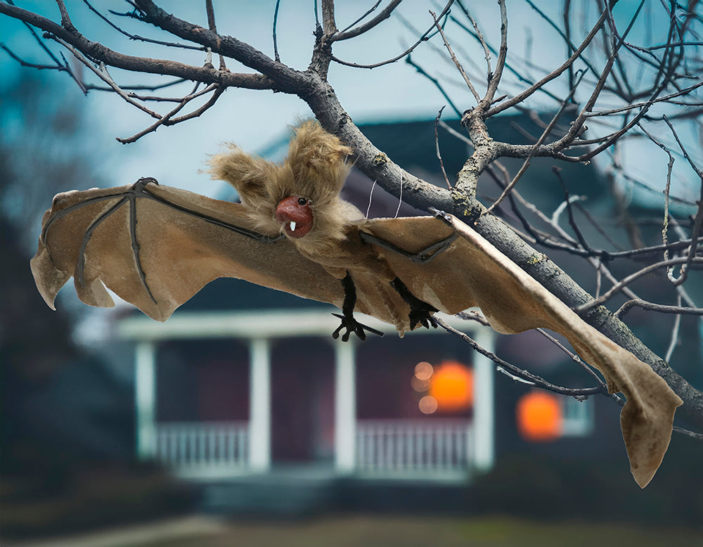 GP19716 – Fledermaus Deko Halloween Große Bat – Farbe: Braun